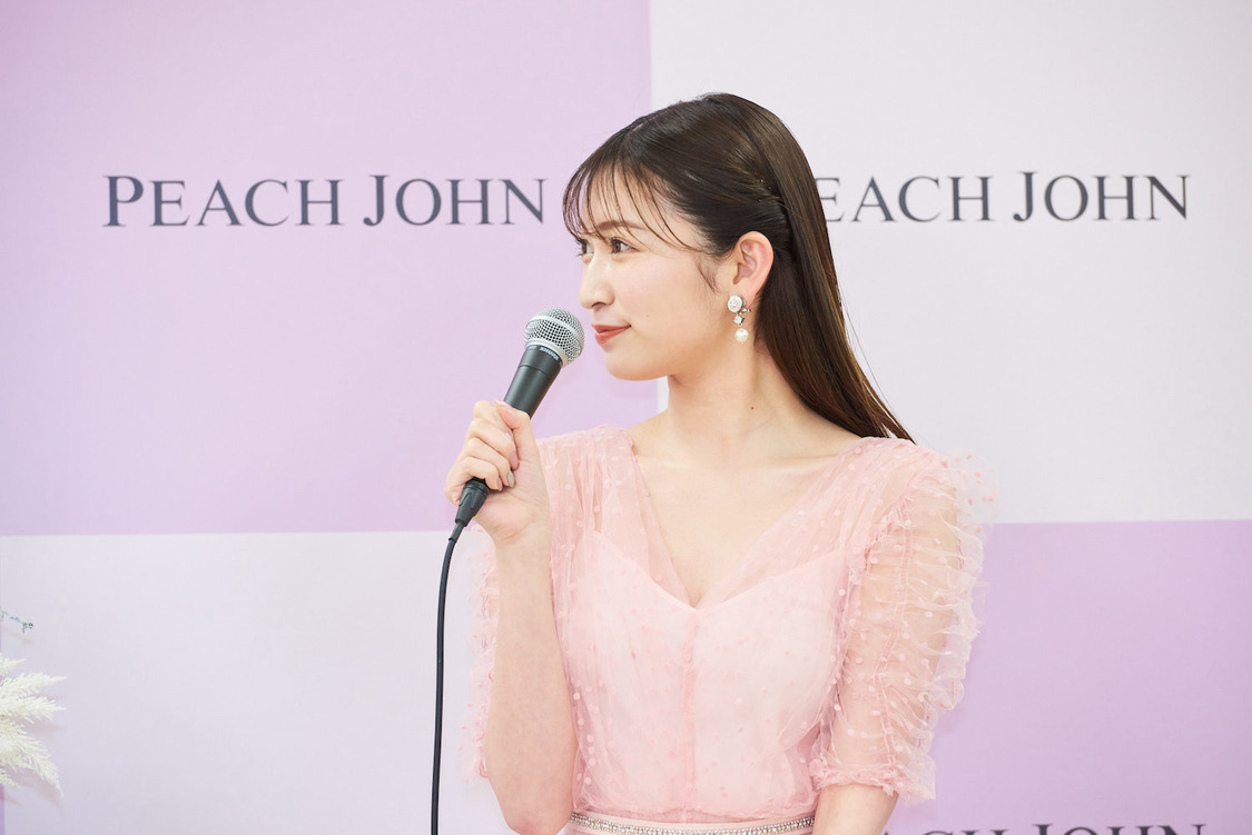 吉田朱里＜PEACH JOHN BEAUTY ミューズ就任発表会＞（2022年1月26日）