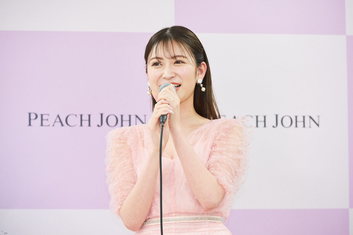 吉田朱里＜PEACH JOHN BEAUTY ミューズ就任発表会＞（2022年1月26日）
