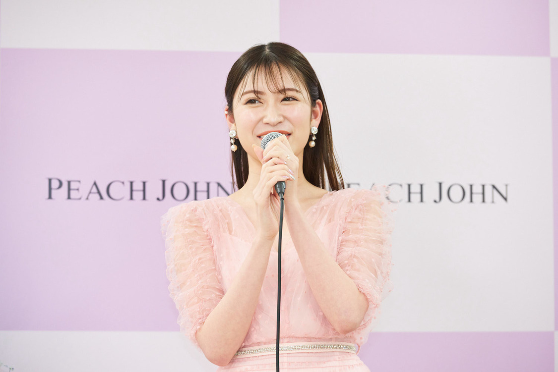 吉田朱里＜PEACH JOHN BEAUTY ミューズ就任発表会＞（2022年1月26日）
