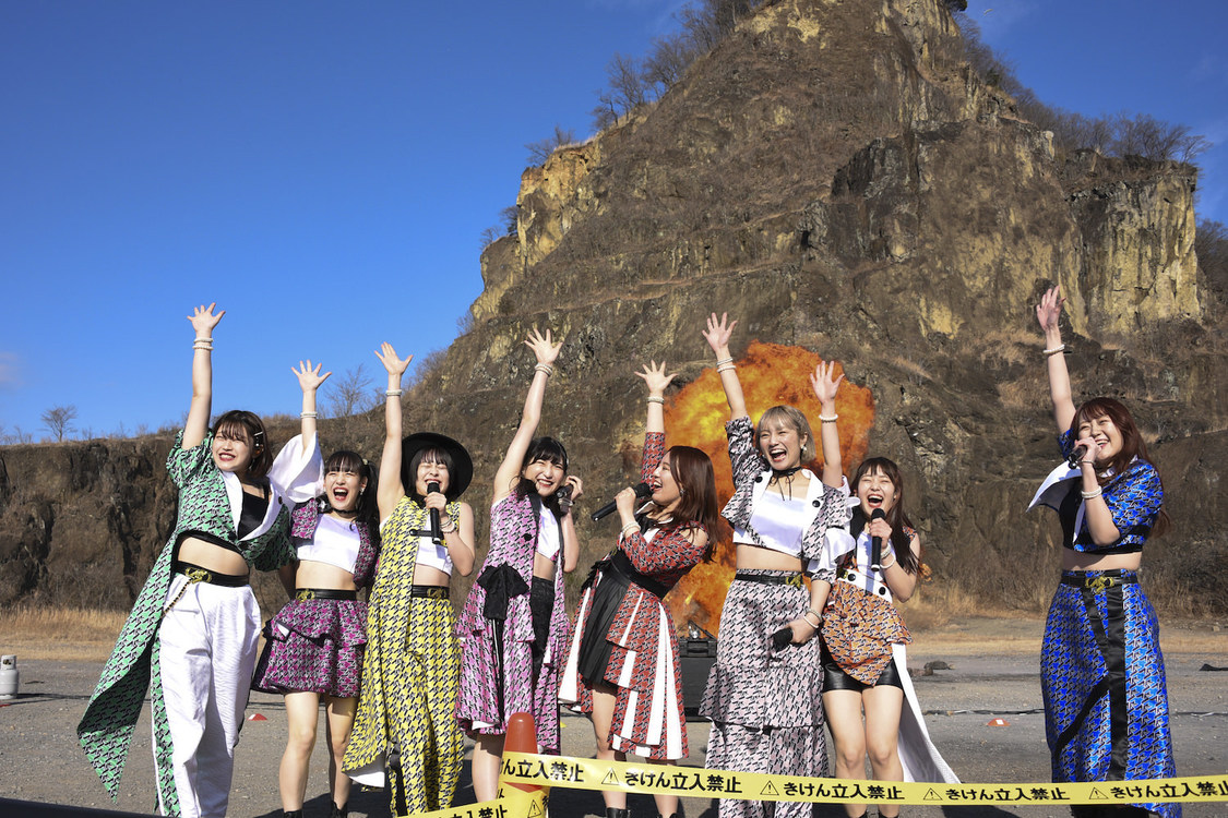 アップアップガールズ（仮）＜ヤバイ爆破ライブバスツアー＞栃木県岩船山（2022年1月29日）
