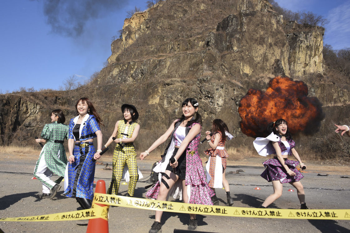 アップアップガールズ（仮）＜ヤバイ爆破ライブバスツアー＞栃木県岩船山（2022年1月29日）