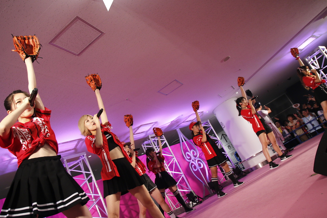 ＜@JAM EXPO 2018＞8月26日「絶対直球女子！プレイボールズ」ピーチステージ