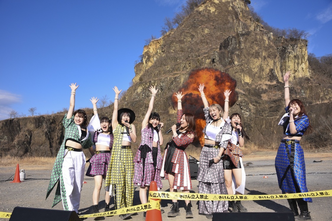 アップアップガールズ（仮）＜ヤバイ爆破ライブバスツアー＞栃木県岩船山（2022年1月29日）
