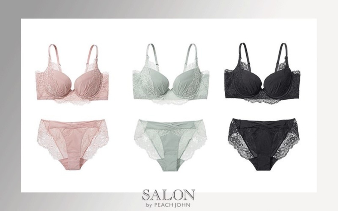 スマートコンシャスブラレースシフォン、スマートコンシャスショーツレースシフォン