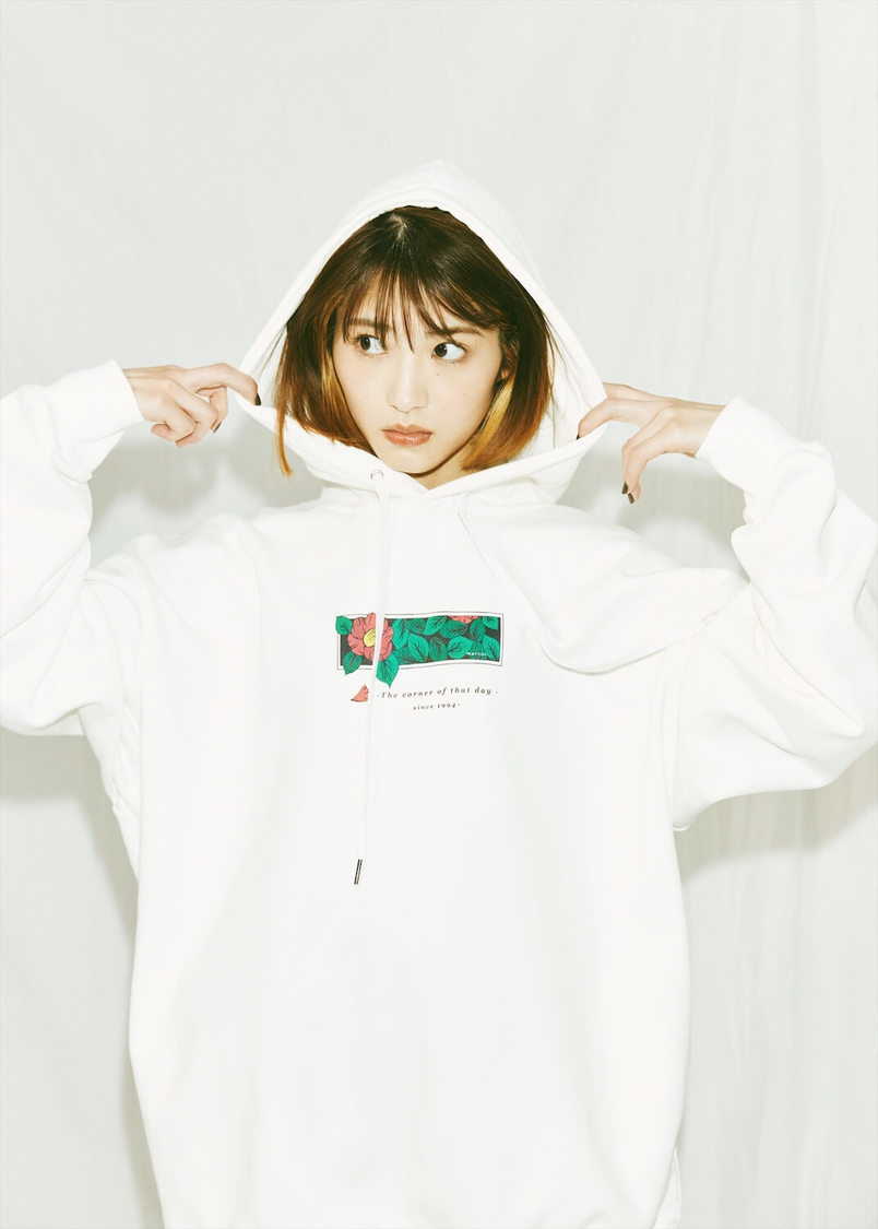 若月佑美×MAISON SPECIAL オーバーサイズプルオーバースウェットパーカー