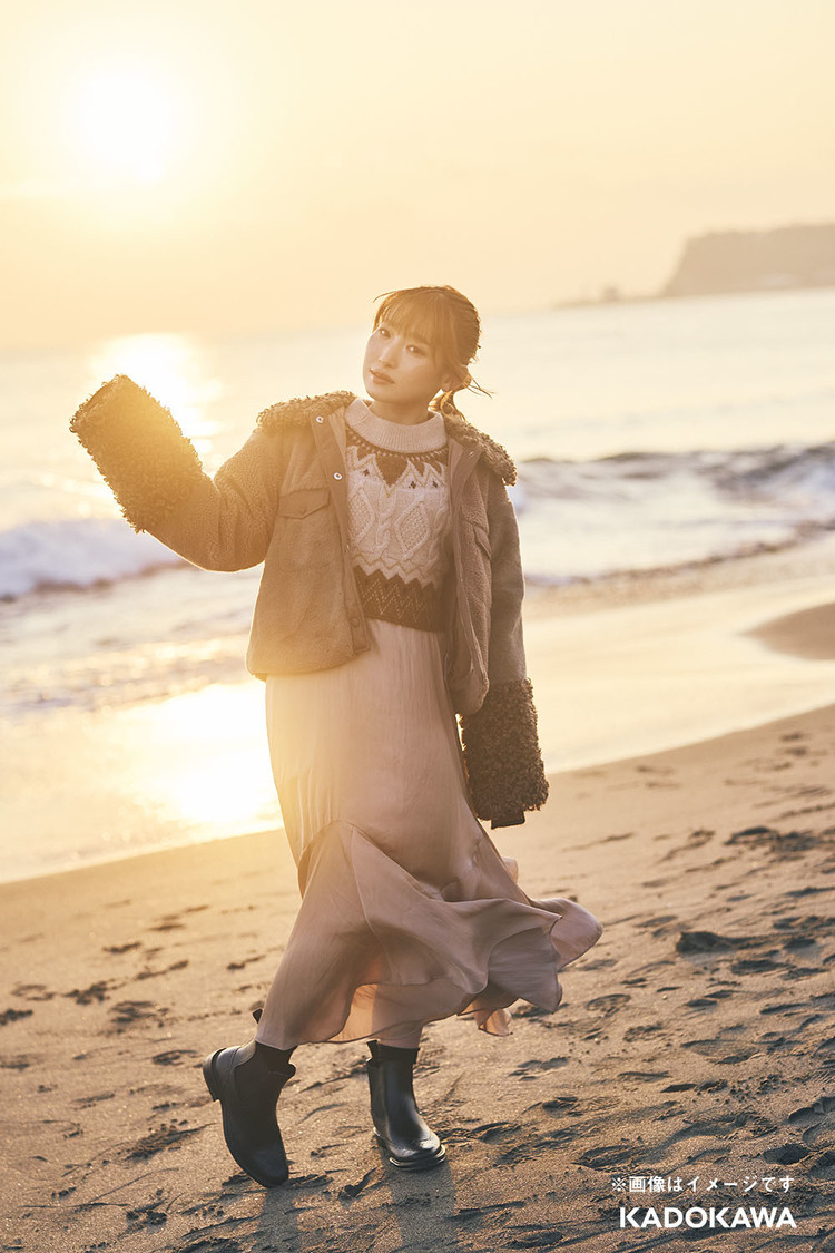 『南條愛乃 カレンダー 2022.04-2023.03』先行カット　Photo by Arata Kato