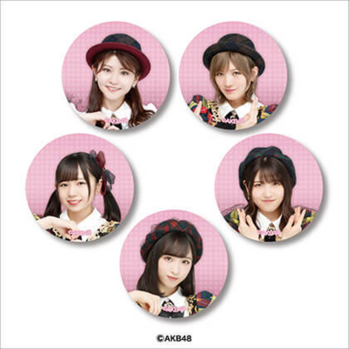 缶バッチ（各1種1個計5個）