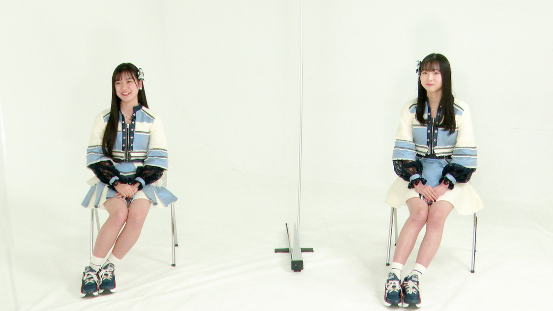林美澪、平野百菜（©テレビ東京『ミュージックブレイク〜iの流儀〜』）