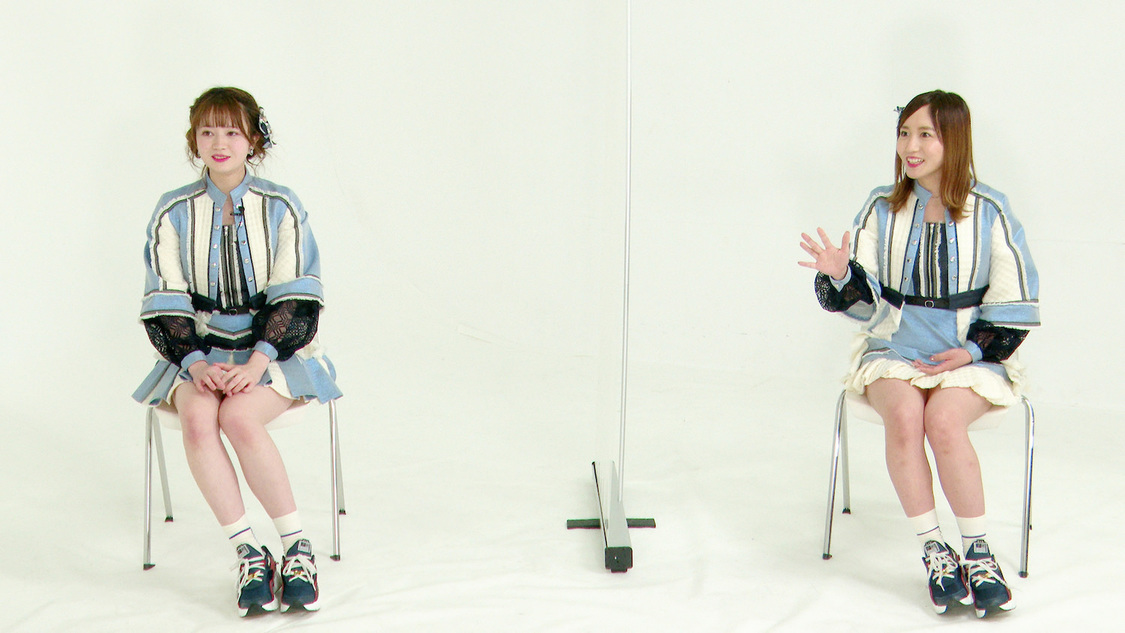 江籠裕奈、大場美奈（©テレビ東京『ミュージックブレイク〜iの流儀〜』）