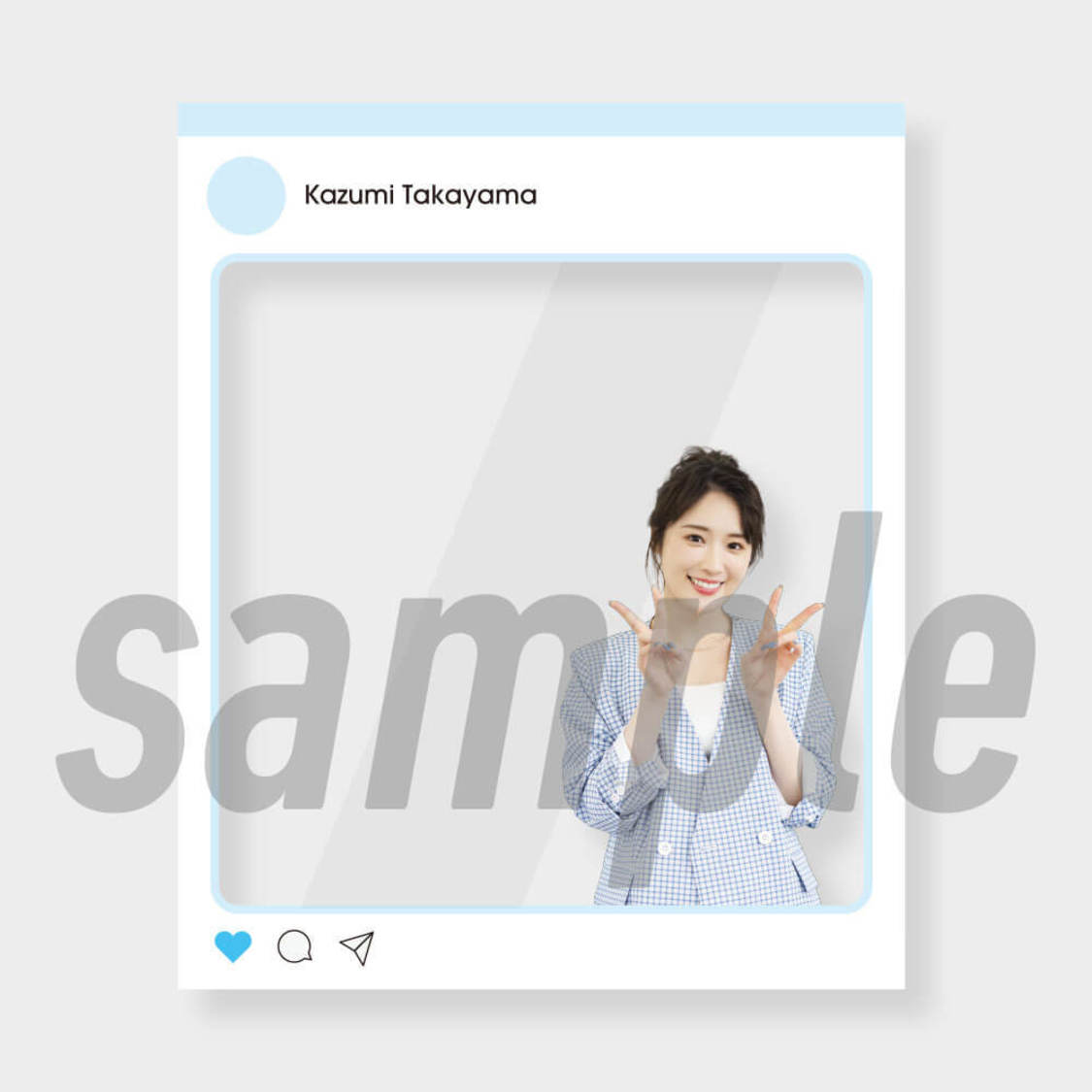 「高山一実 特製グッズセット（オリジナルステッカー4種、アクリルカード、トークボイス付きフォトカード）」