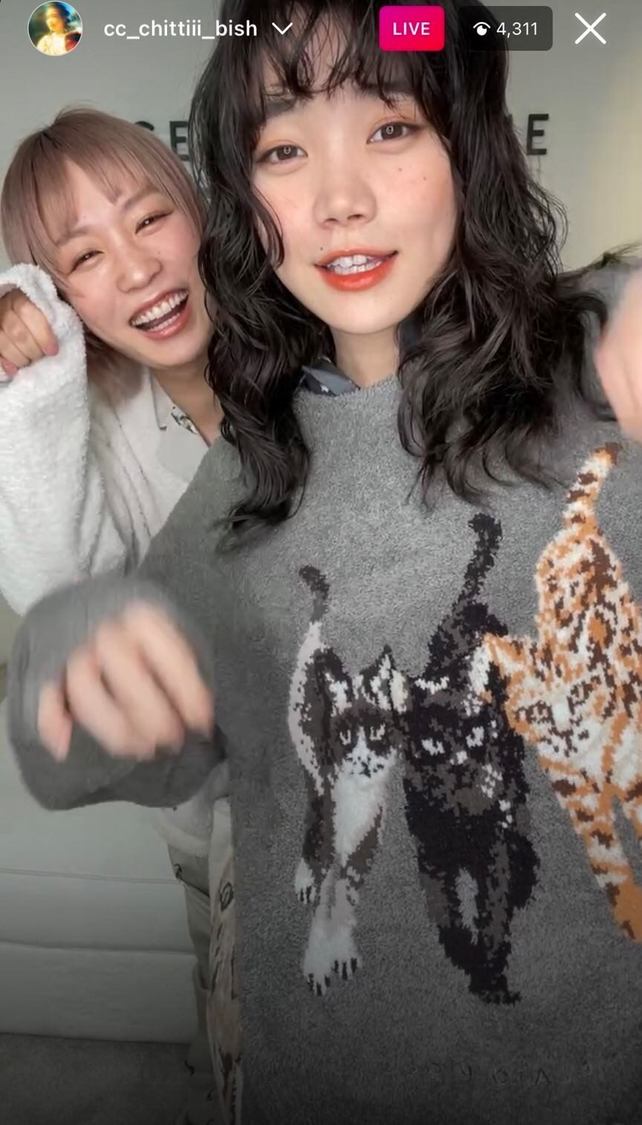 ＜ジェラート ピケ×BiSH ホワイトデーキャンペーン特別インスタライブ＞（2022年3月1日）