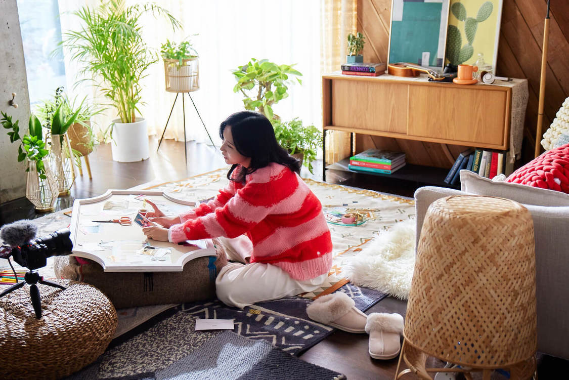 MINA『PITERA&Me（ピテラと私）』ビハインドザシーン撮影裏側キャプチャ画像