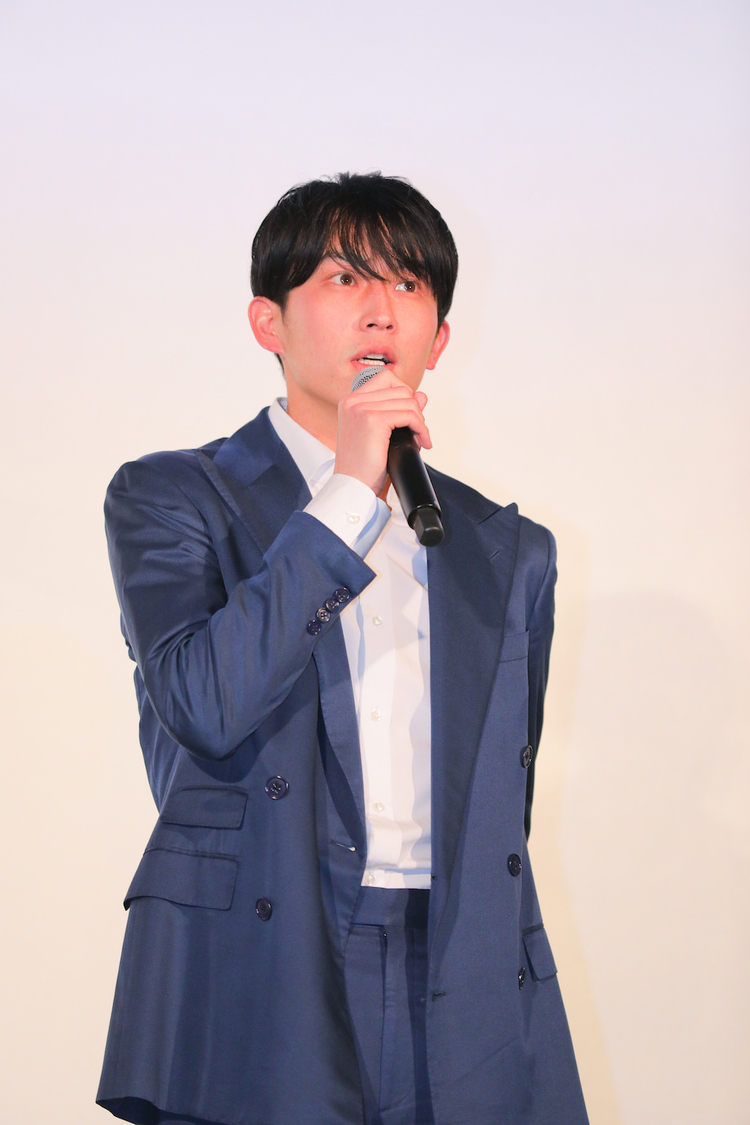 ＜『やがて海へと届く』舞台挨拶付きプレミア試写会＞（2022年3月20日／©️2022 映画「やがて海へと届く」製作委員会）