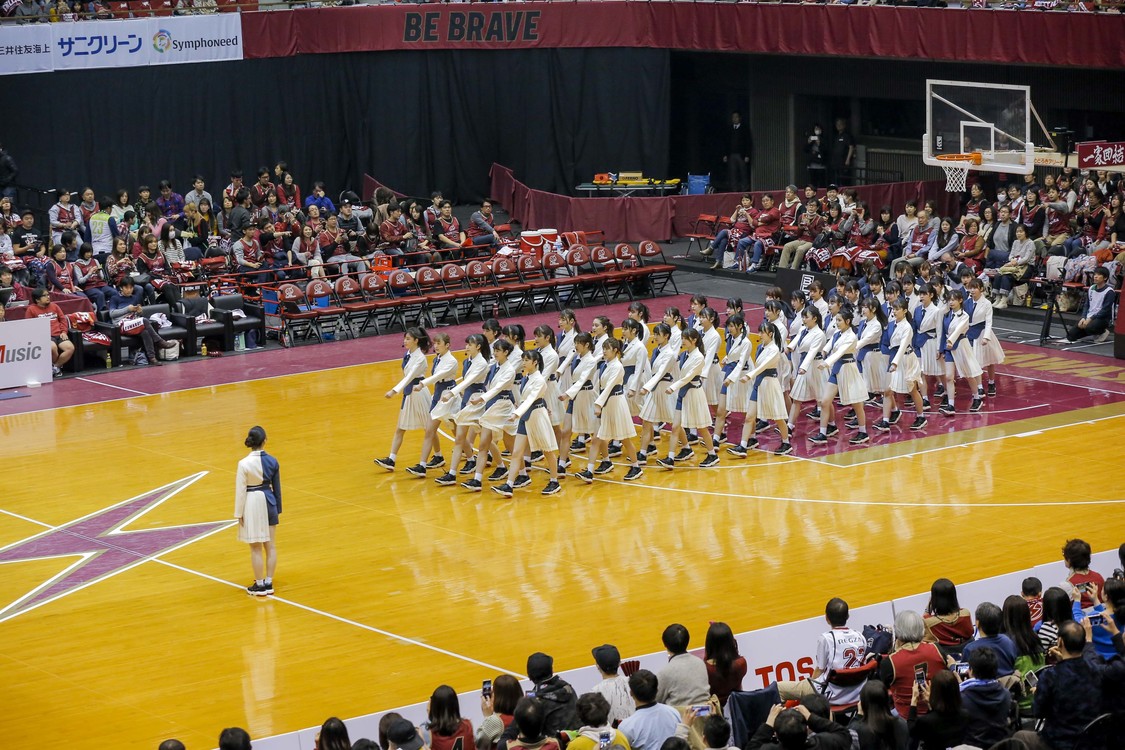 ラストアイドル　B.LEAGUE＜川崎ブレイブサンダース vs レバンガ北海道＞ハーフタイムショー