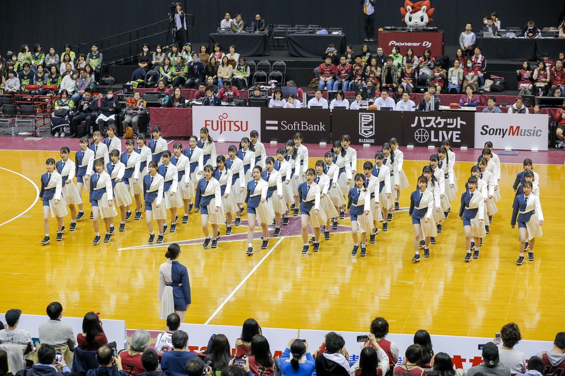 ラストアイドル　B.LEAGUE＜川崎ブレイブサンダース vs レバンガ北海道＞ハーフタイムショー
