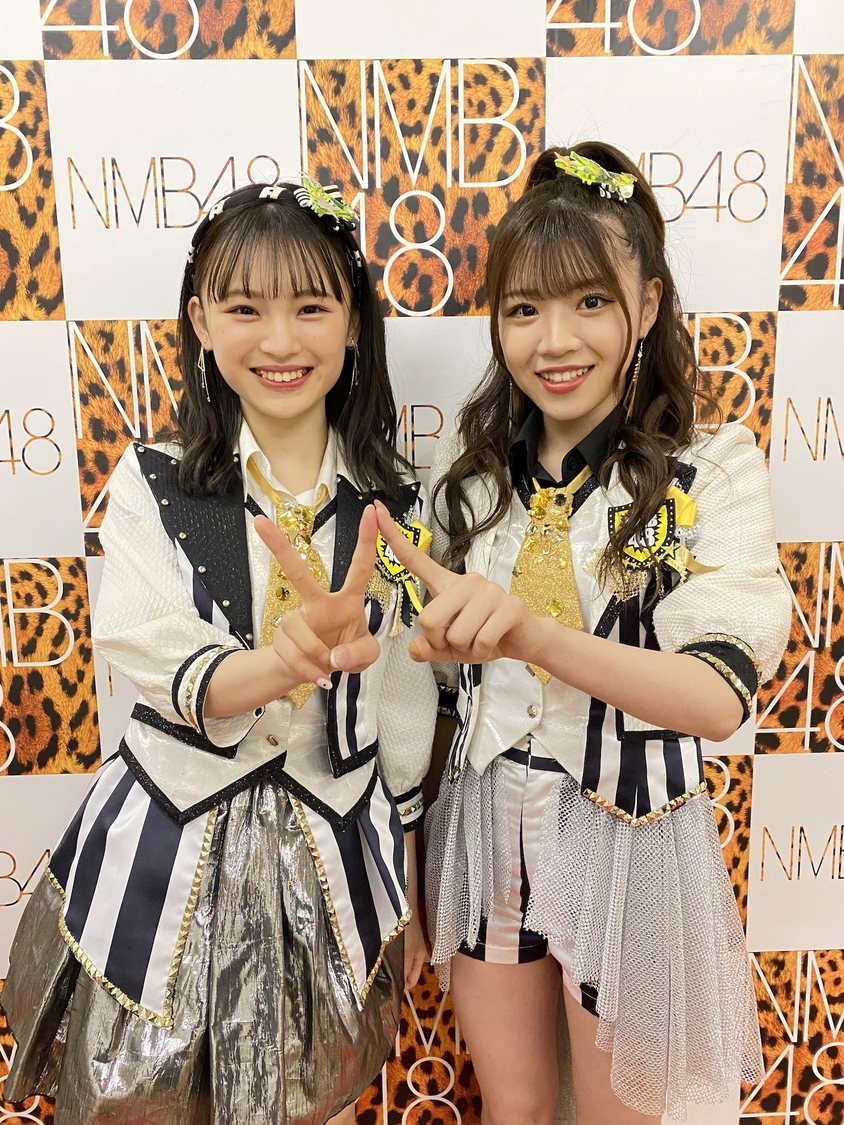 NMB4 新澤菜央、貞野遥香（©NMB48）