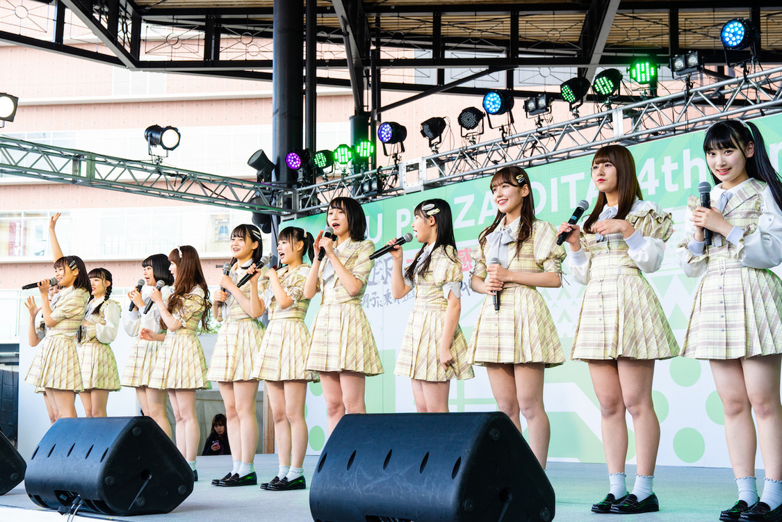 ＝LOVE『大分サイダー関あじ・関さば味風』お披露目イベント｜アミュプラザおおいた4周年ステージイベント（2019年3月31日）