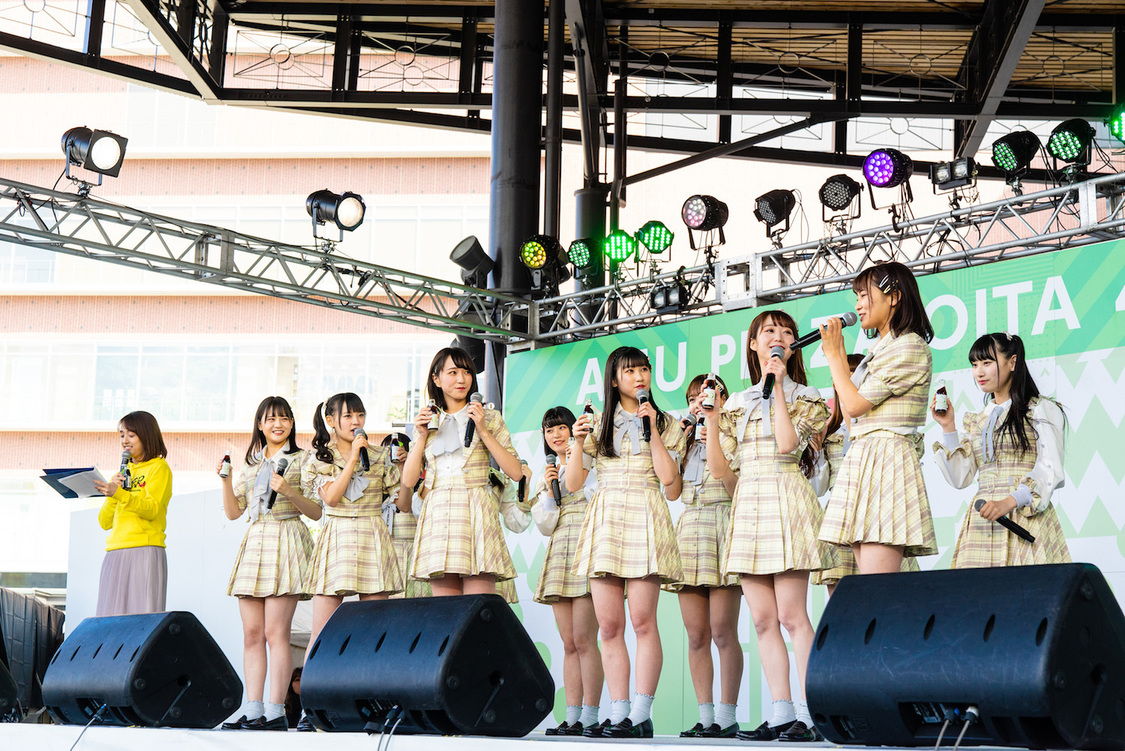 ＝LOVE『大分サイダー関あじ・関さば味風』お披露目イベント｜アミュプラザおおいた4周年ステージイベント（2019年3月31日）