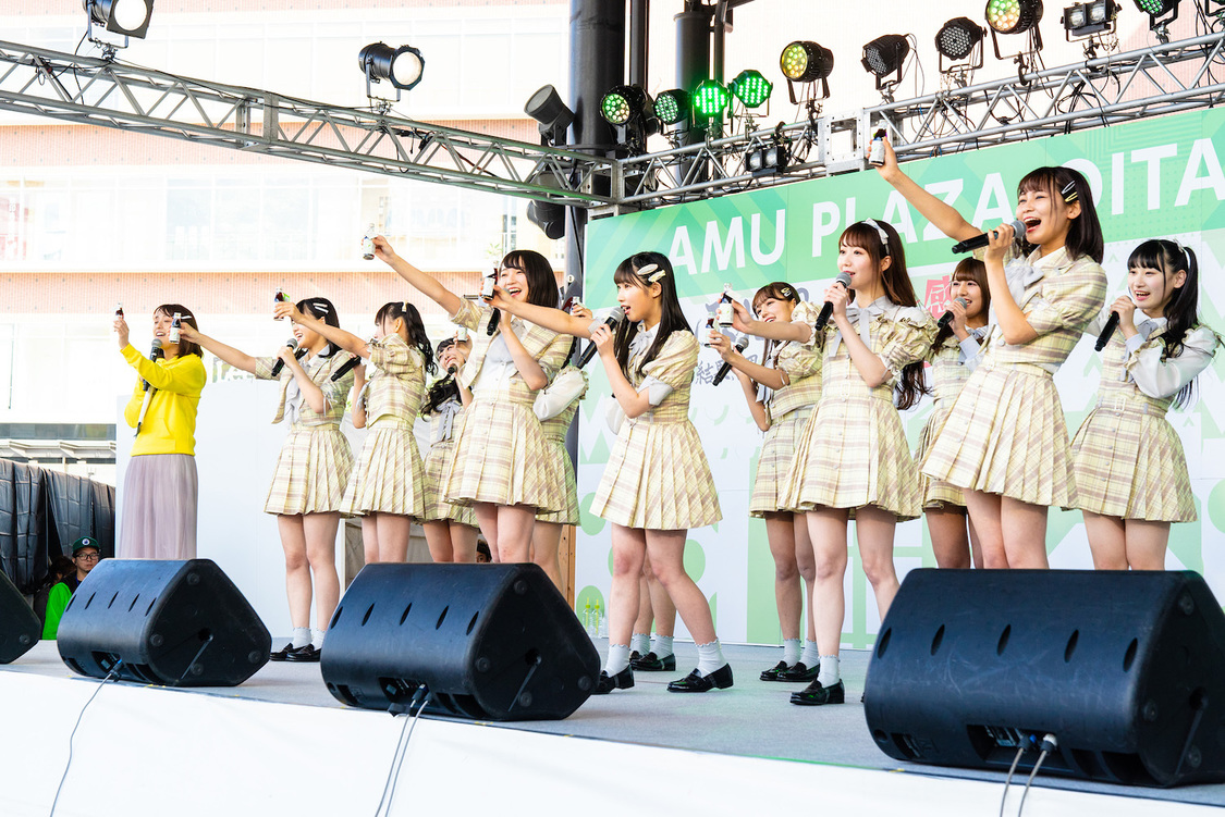 ＝LOVE『大分サイダー関あじ・関さば味風』お披露目イベント｜アミュプラザおおいた4周年ステージイベント（2019年3月31日）