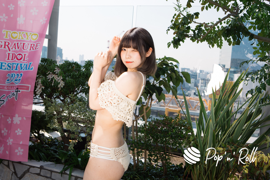 海枝あむ（ESTLINK☆）＜春のTGIF ONLINE 2022＞水着グラビア撮り下ろしフォト（3月24日）