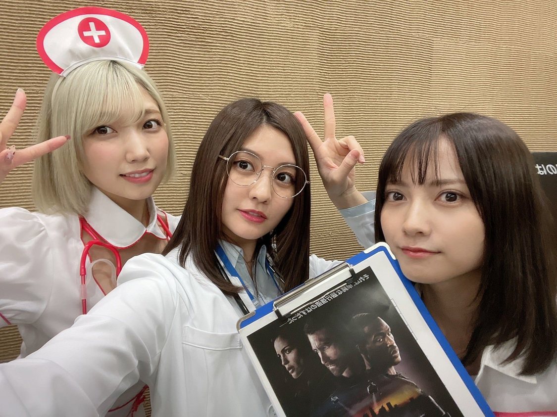 霜月めあ、林ゆめ、桃月なしこ