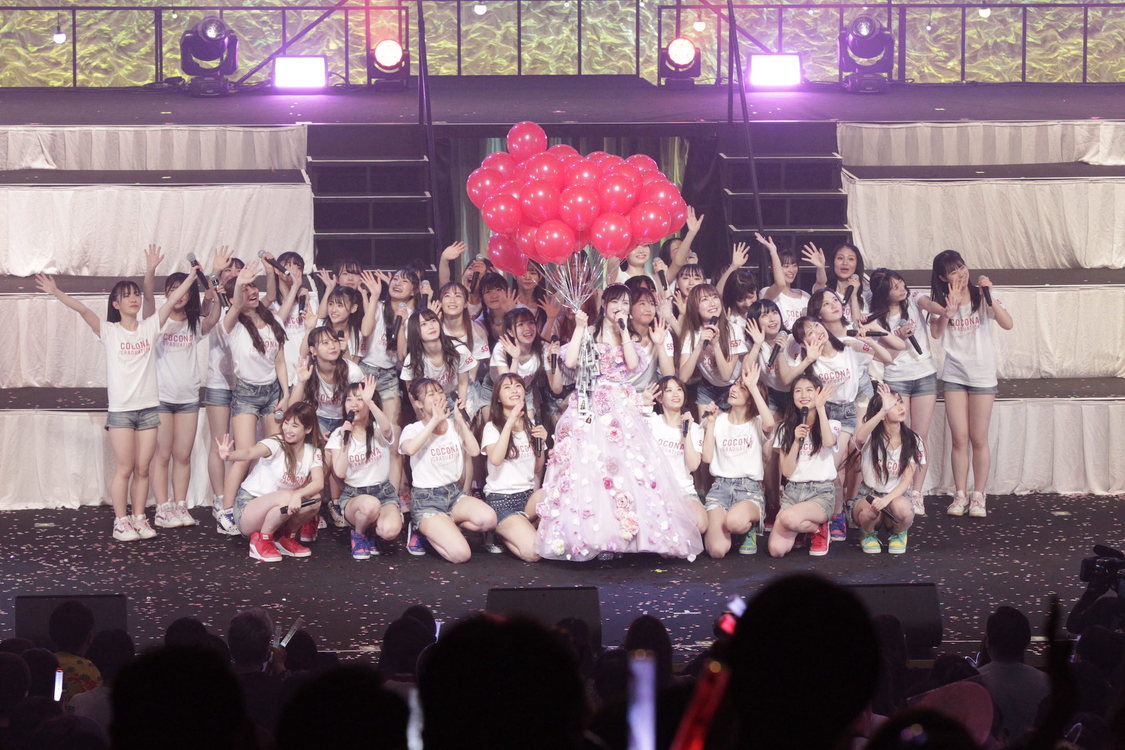 ＜NMB48 梅山恋和卒業コンサート 〜恋のおまじないが解ける前に〜＞ロームシアター京都（2022年3月26日　©NMB48）