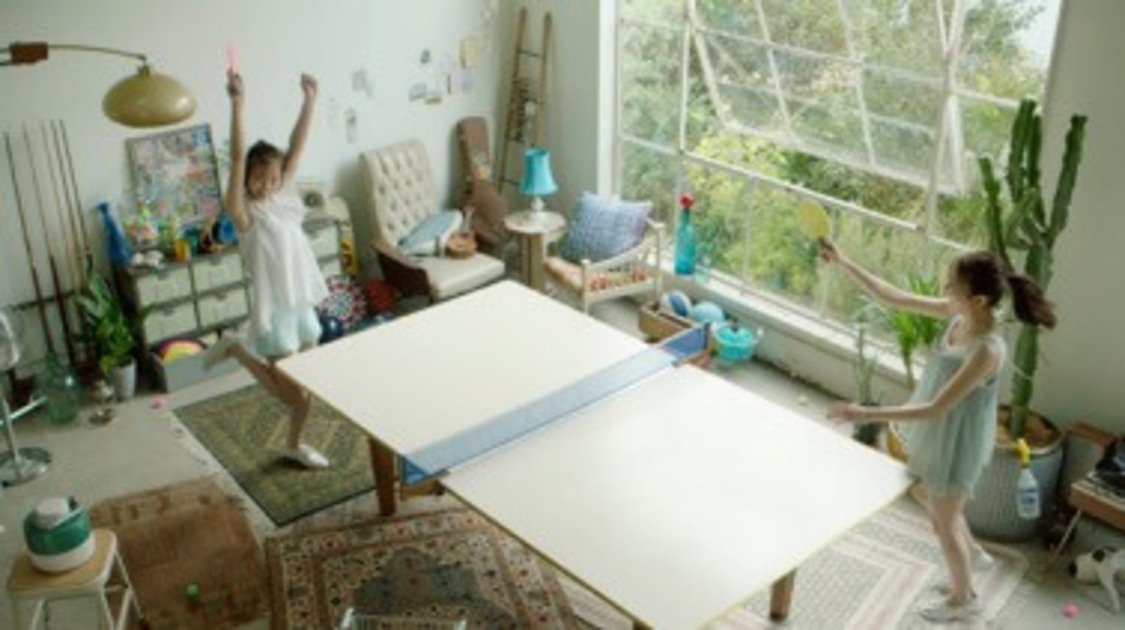 脱毛サロン『ミュゼプラチナム』新TV-CM「ミュゼ姉妹」篇より