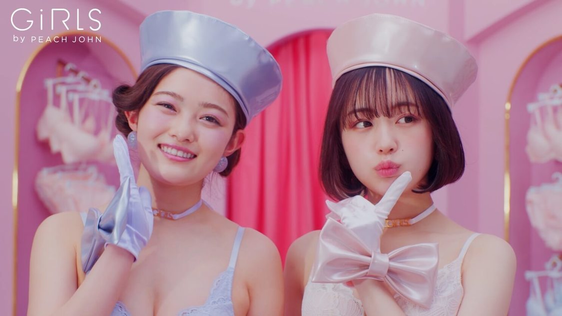 『GiRLS by PEACH JOHN』イメージムービーより