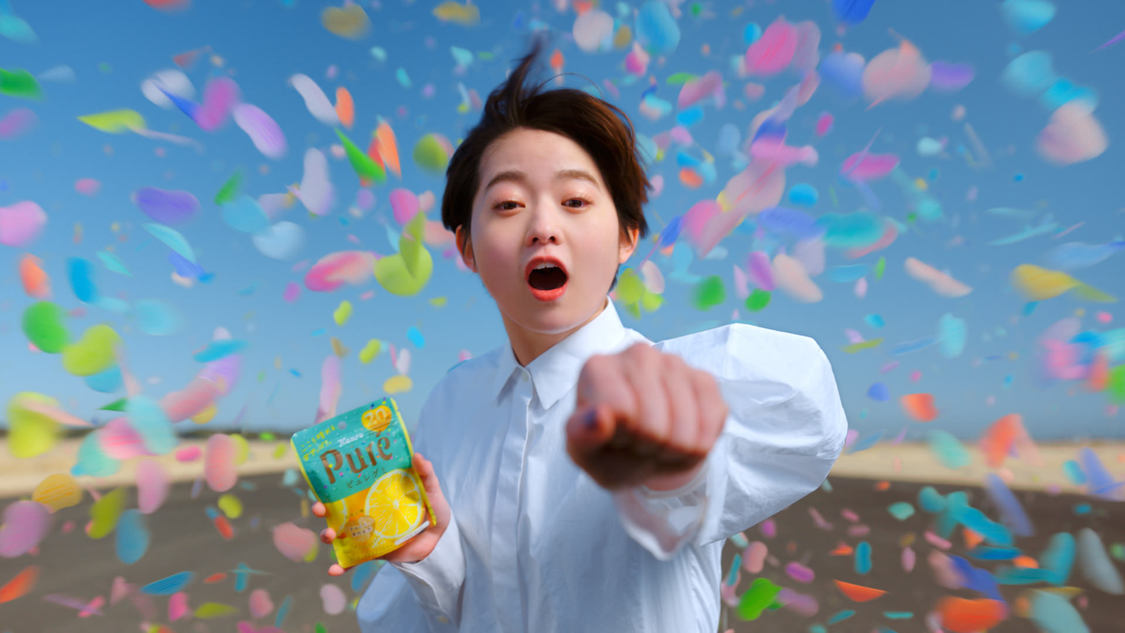 「【ピュレグミ】ときめく風に、乗れ。」 新CM場面写真