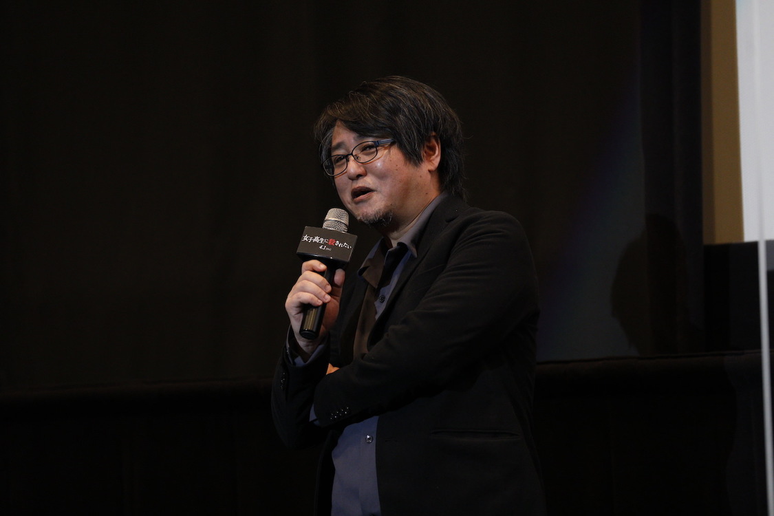 城定秀夫監督＜映画『女子高生に殺されたい』公開記念舞台挨拶＞新宿バルト9（2022年4月2日／©2022日活）