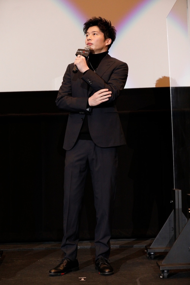 田中圭＜映画『女子高生に殺されたい』公開記念舞台挨拶＞新宿バルト9（2022年4月2日／©2022日活）