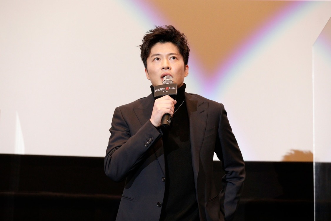 田中圭＜映画『女子高生に殺されたい』公開記念舞台挨拶＞新宿バルト9（2022年4月2日／©2022日活）