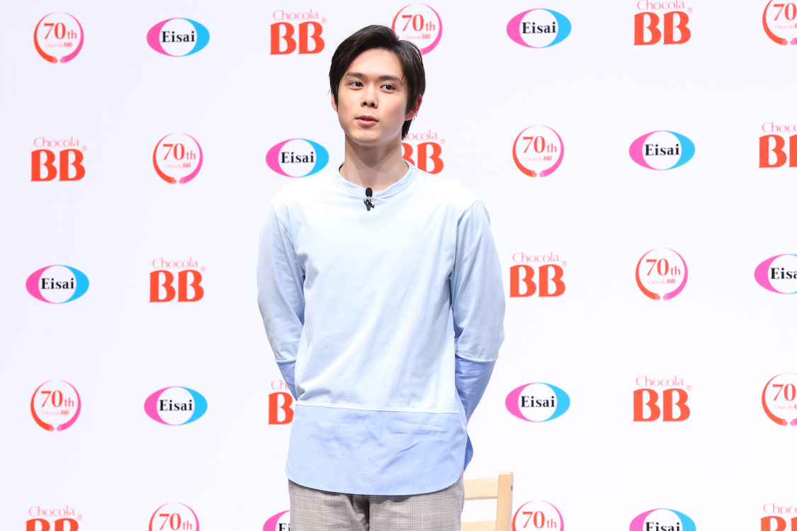 ＜チョコラBBブランド70周年新TVCM発表会＞大手町三井ホール（2022年4月7日）