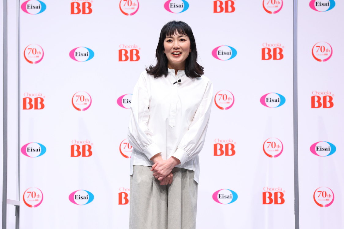 ＜チョコラBBブランド70周年新TVCM発表会＞大手町三井ホール（2022年4月7日）