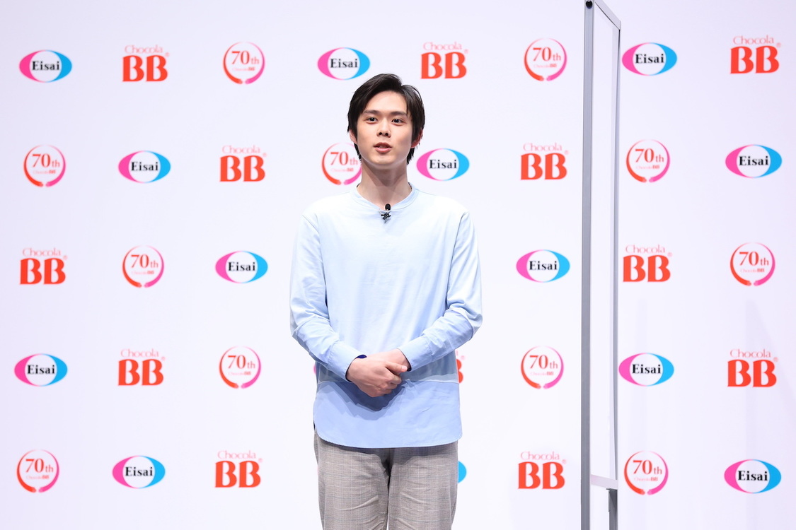 ＜チョコラBBブランド70周年新TVCM発表会＞大手町三井ホール（2022年4月7日）