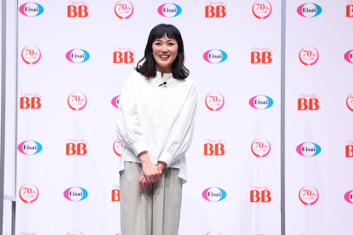 ＜チョコラBBブランド70周年新TVCM発表会＞大手町三井ホール（2022年4月7日）