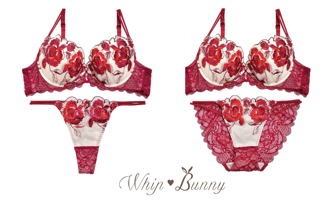 「ローズエンブロイダリーブラ」