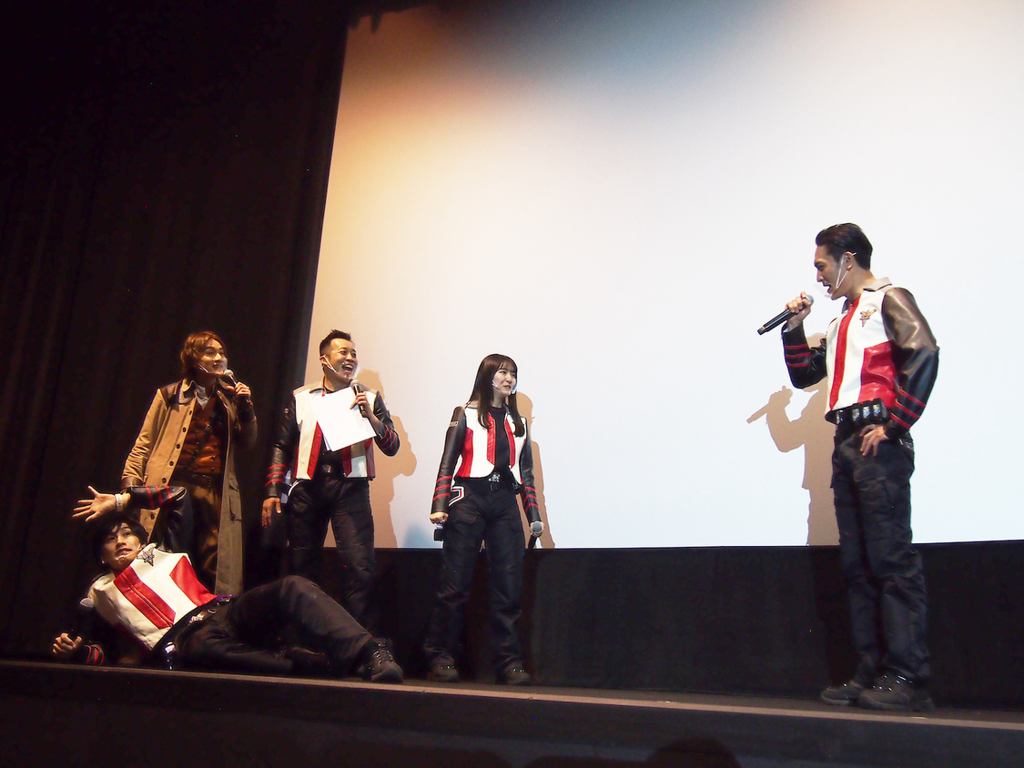 ＜『ウルトラマントリガー　エピソードZ』大ヒット御礼舞台挨拶＞東京・EJアニメシアター新宿（2022年4月17日）