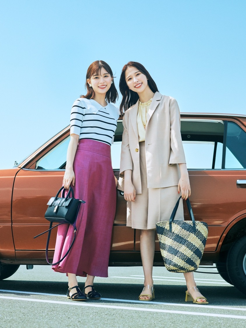 芳根京子＆玉井詩織『ROPÉ PICNIC』リンクコーデ