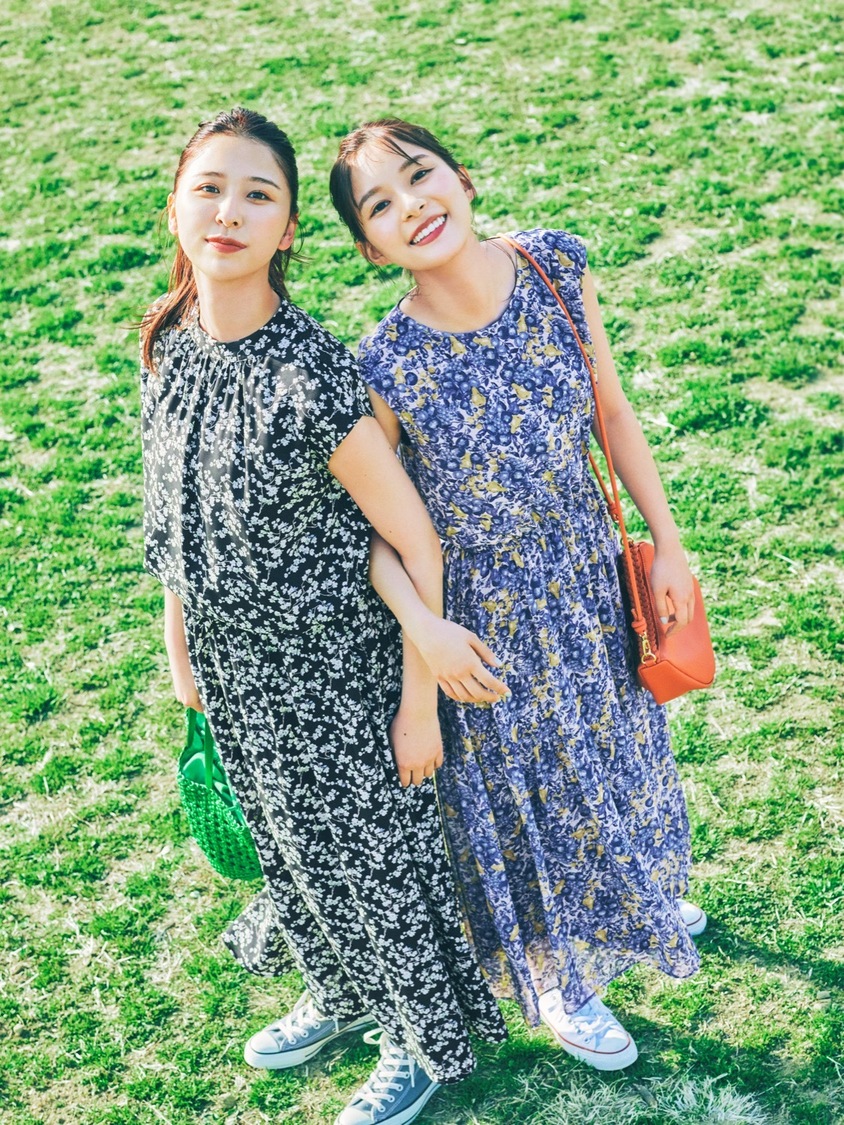 芳根京子＆玉井詩織『ROPÉ PICNIC』リンクコーデ