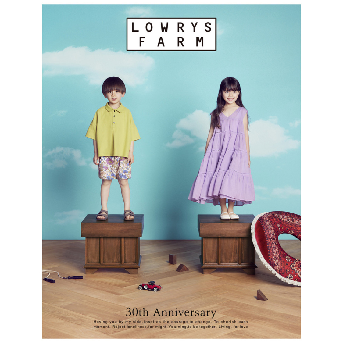 『LOWRYS FARM』2022夏ビジュアル