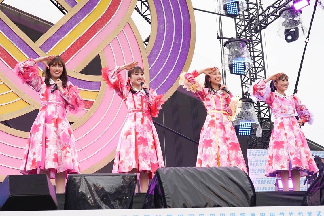 ももいろクローバーZ＜ももクロ 春の一大事2022 ～笑顔のチカラ つなげるオモイ in 楢葉・広野・浪江 三町合同大会～＞｜福島・J-VILLAGE（2022年4月24日）／撮影：上飯坂一、増田慶