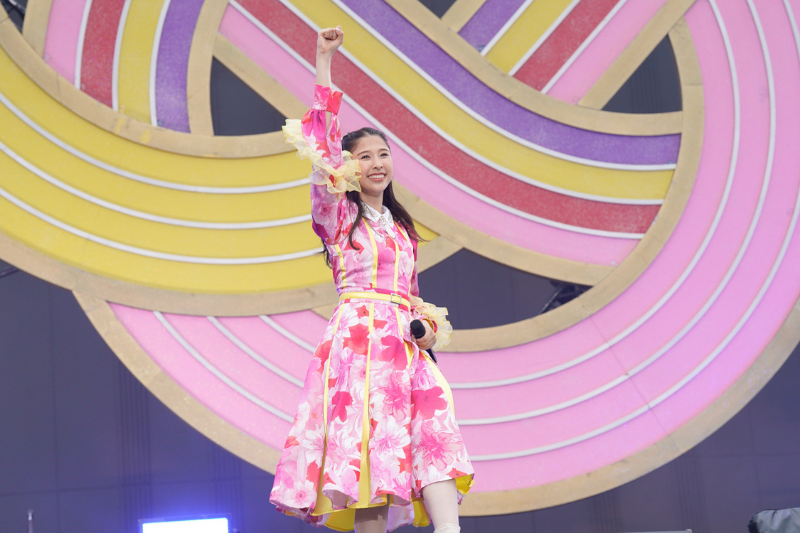 ももいろクローバーZ＜ももクロ 春の一大事2022 ～笑顔のチカラ つなげるオモイ in 楢葉・広野・浪江 三町合同大会～＞｜福島・J-VILLAGE（2022年4月24日）／撮影：上飯坂一、増田慶