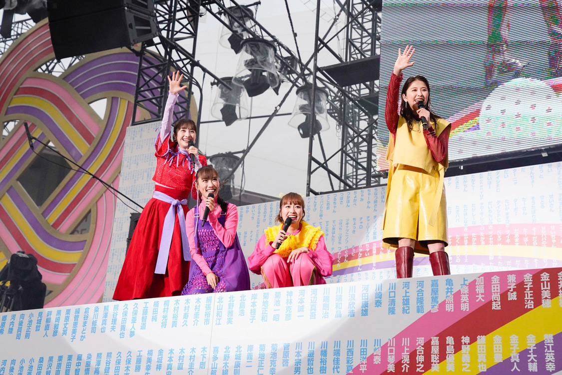 ももいろクローバーZ＜ももクロ 春の一大事2022 ～笑顔のチカラ つなげるオモイ in 楢葉・広野・浪江 三町合同大会～＞｜福島・J-VILLAGE（2022年4月24日）／撮影：上飯坂一、増田慶