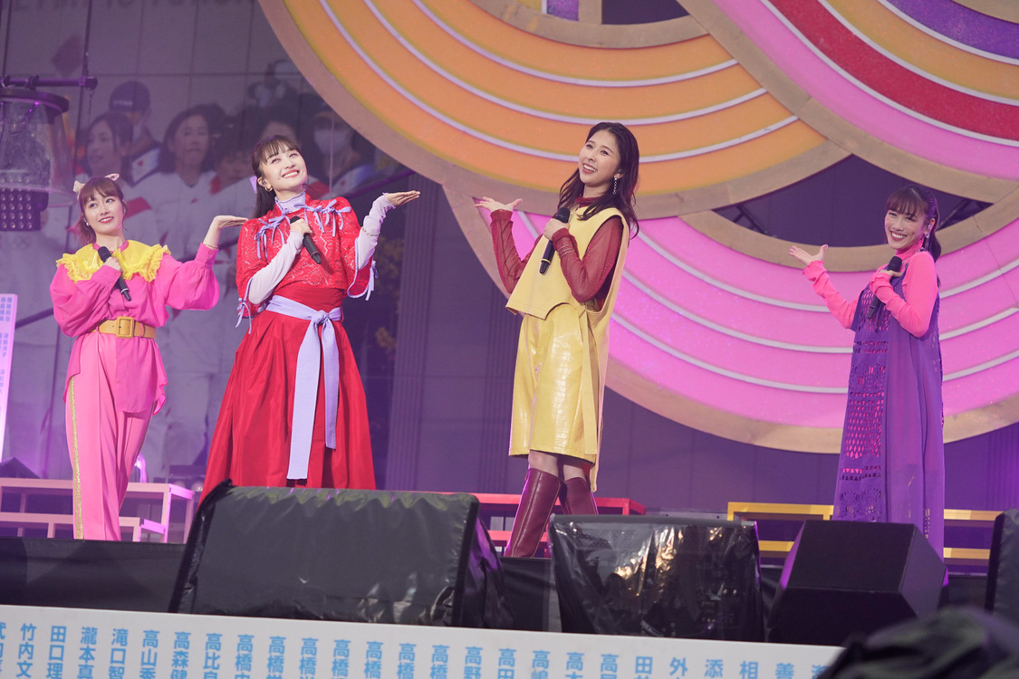 ももいろクローバーZ＜ももクロ 春の一大事2022 ～笑顔のチカラ つなげるオモイ in 楢葉・広野・浪江 三町合同大会～＞｜福島・J-VILLAGE（2022年4月24日）／撮影：上飯坂一、増田慶