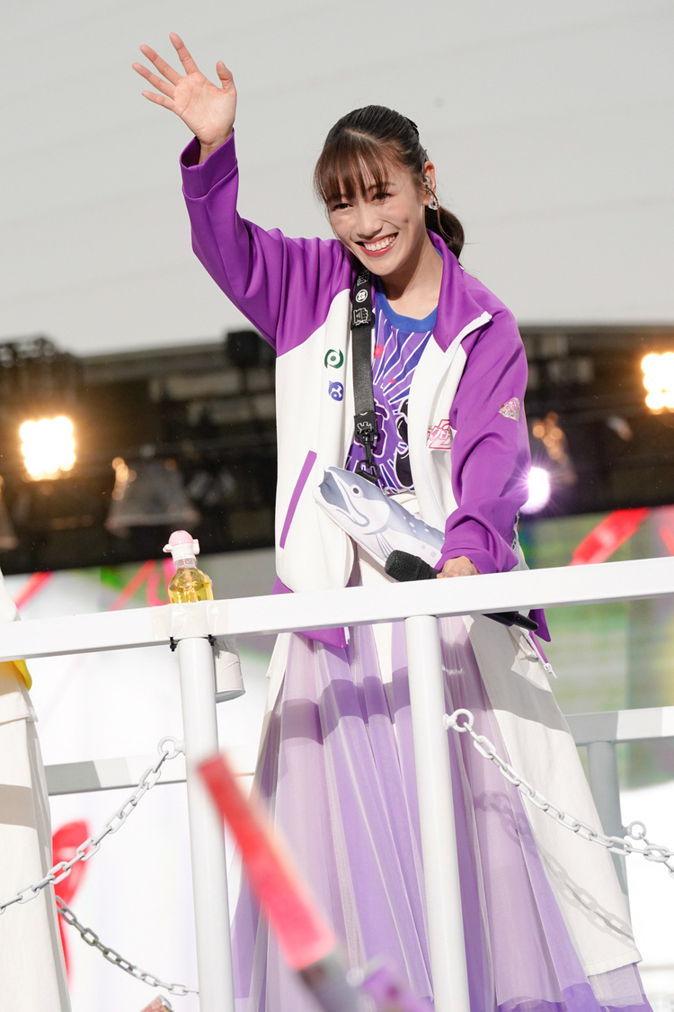 ももいろクローバーZ＜ももクロ 春の一大事2022 ～笑顔のチカラ つなげるオモイ in 楢葉・広野・浪江 三町合同大会～＞｜福島・J-VILLAGE（2022年4月24日）／撮影：上飯坂一、増田慶