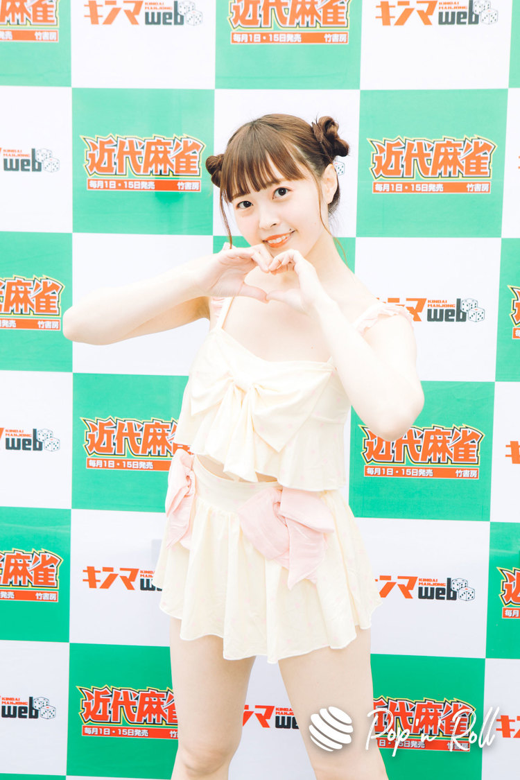 秋吉真衣（Teamくれれっ娘！）＜近代麻雀水着祭2022＞水着グラビア撮り下ろしフォト（4月29日）