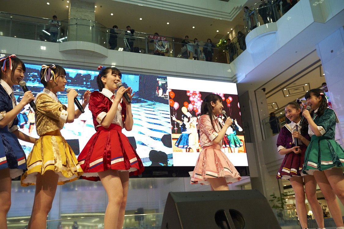 「ときめき♡宣伝部のVICTORY STORY／青春ハートシェイカー」リリースイベント｜東京・池袋のサンシャイン噴水広場（2019年4月10日）