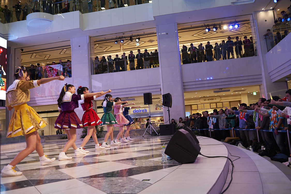 「ときめき♡宣伝部のVICTORY STORY／青春ハートシェイカー」リリースイベント｜東京・池袋のサンシャイン噴水広場（2019年4月10日）