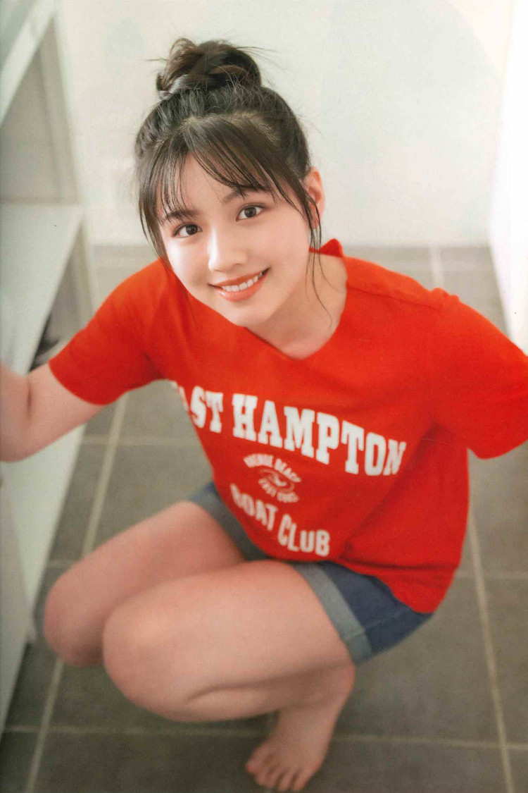 渡邉美穂（日向坂46）『週刊少年チャンピオン』25号より